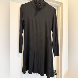 Turtleneck A-line long sleeved dress size S